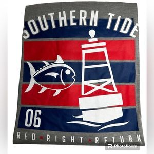 SOUTHERN TIDE SKIPJACK MEN'S SHORT SLEEVE  GRAPHIC T-SHIRT.NWT.SZ.L